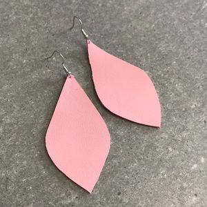 Leather earrings